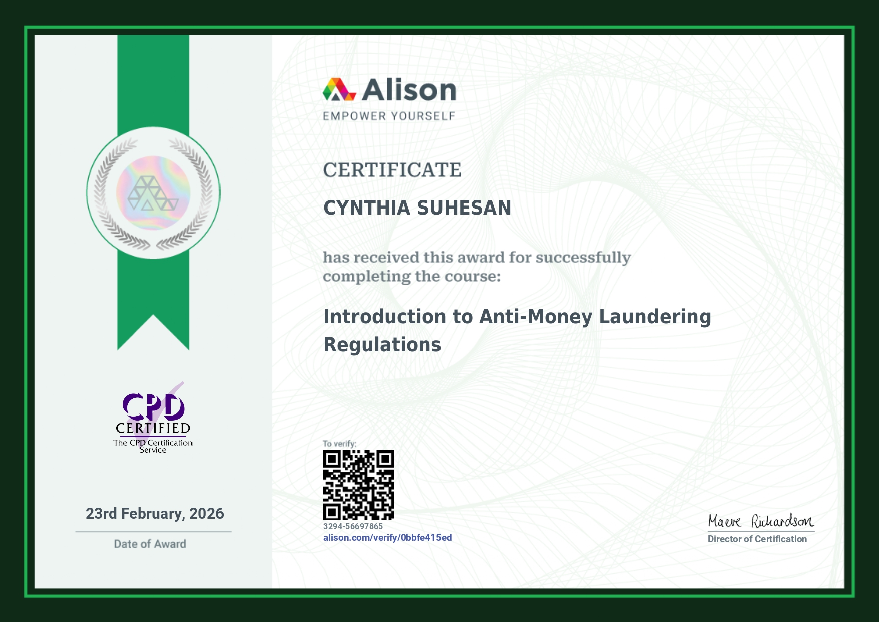 AML Certificate