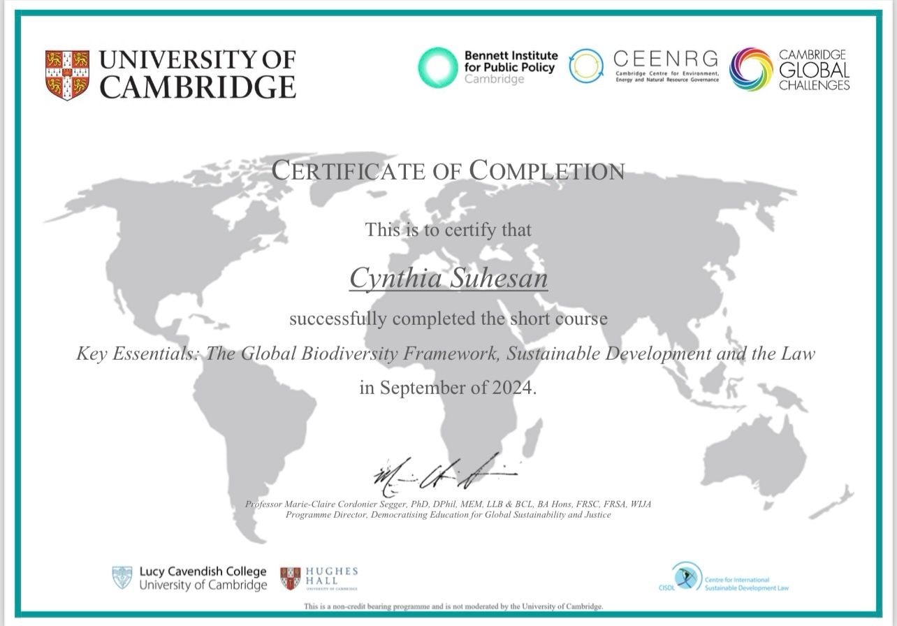 Cambridge Certificate